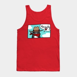 Meowdy Gay Tabby Cat Tank Top